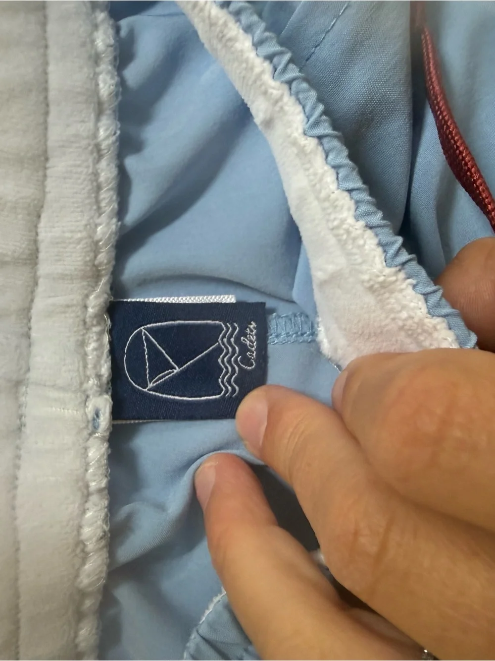 Cadet Blue and Navy Elastic-Waist Kids' Shorts